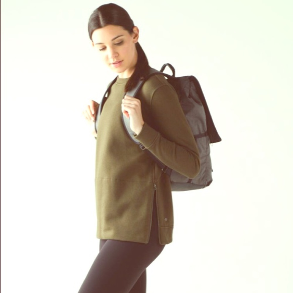Lululemon | Yes Fleece Pullover - Military Green